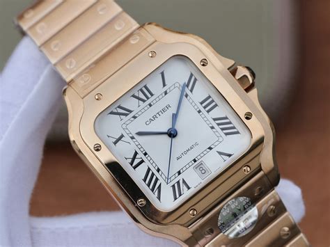 cartier santos 100 replica ebay|cartier santos watch price list.